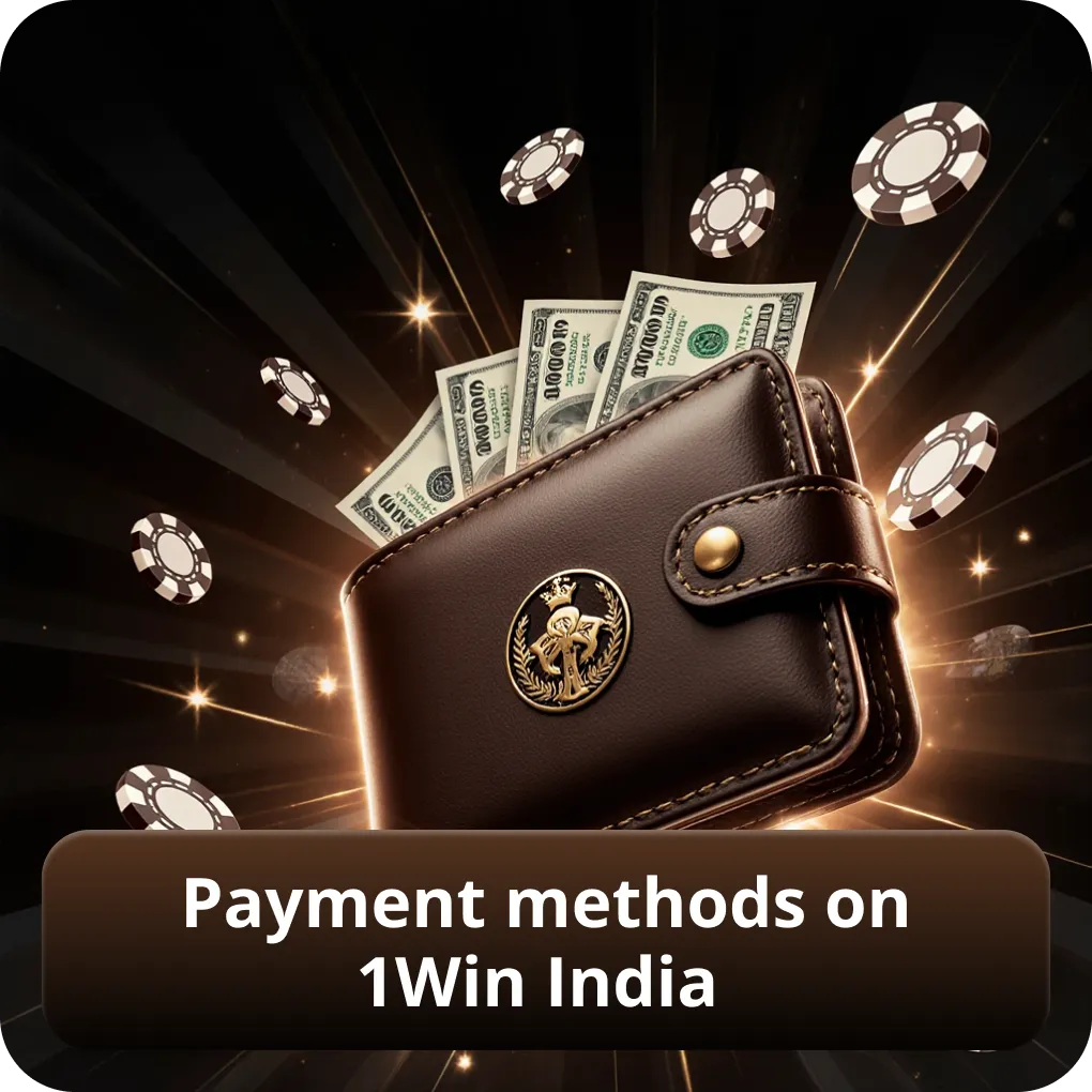 Payment methods on 1Win India platform