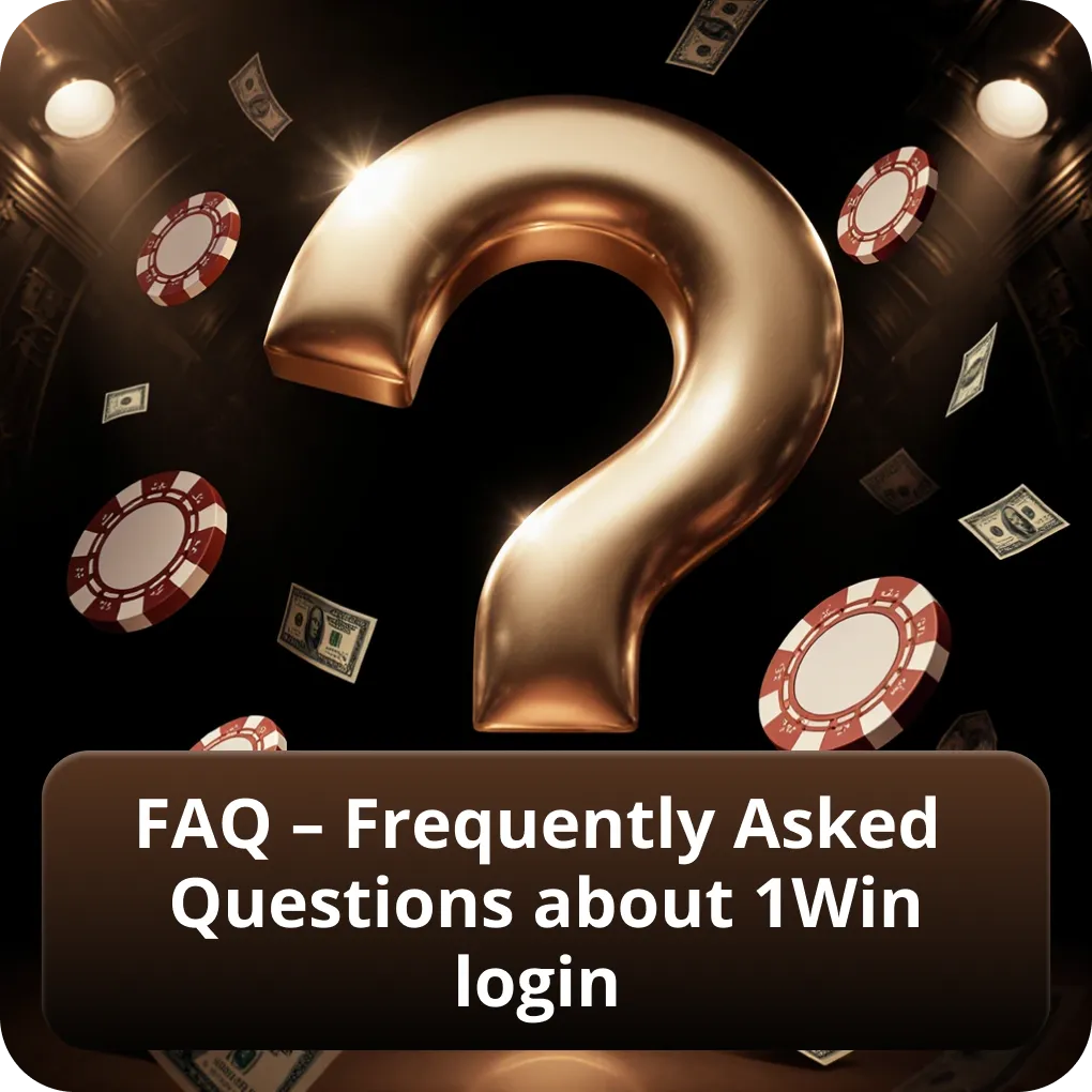 FAQ – Frequently Asked Questions about 1Win login